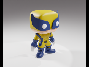 Wolverine from the Deadpool 3 Funko Pop 3D Print Model