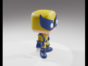 Wolverine from the Deadpool 3 Funko Pop 3D Print Model