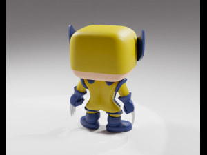 Wolverine from the Deadpool 3 Funko Pop 3D Print Model