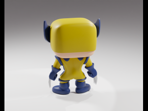 Wolverine from the Deadpool 3 Funko Pop 3D Print Model