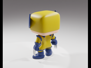 Wolverine from the Deadpool 3 Funko Pop 3D Print Model