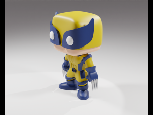 Wolverine from the Deadpool 3 Funko Pop 3D Print Model