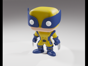 Wolverine from the Deadpool 3 Funko Pop 3D Print Model