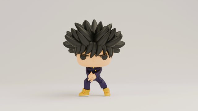 Megumi Fushiguro funko pop from jujutsu kaisen 3D Print Model .c4d .max .obj .3ds .fbx .stl .blend 