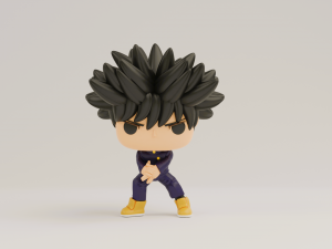 Megumi Fushiguro funko pop from jujutsu kaisen Modello di stampa 3D