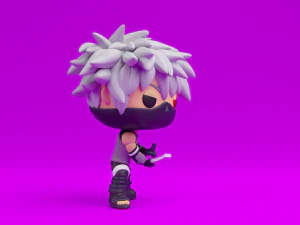 Kakashi Hatake funko pop naruto shippuden 3D Print Model