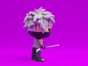 Kakashi Hatake funko pop naruto shippuden 3D Print Model