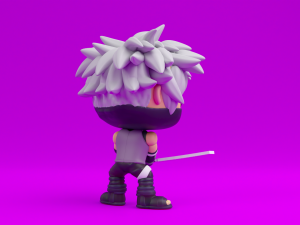 Kakashi Hatake funko pop naruto shippuden 3D Принт Модель