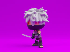Kakashi Hatake funko pop naruto shippuden 3D Print Model