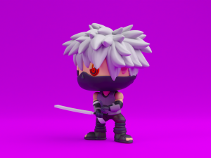 Kakashi Hatake funko pop naruto shippuden 3D Принт Модель