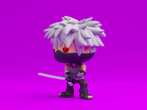 Kakashi Hatake funko pop naruto shippuden 3D Print Model