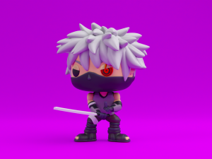 Kakashi Hatake funko pop naruto shippuden 3D Принт Модель