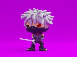 Kakashi Hatake funko pop naruto shippuden 3D Print Model