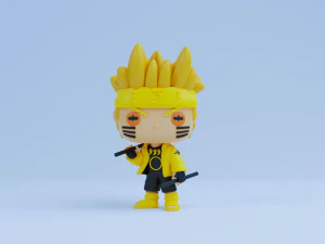 Naruto Funko Pop Six Paths Sage Mode 3D Druckmodell