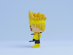 Naruto funko pop Six Paths Sage Mode Model Cetak 3D