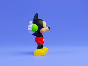 Mickey Mouse 3d print model 3D Print Model