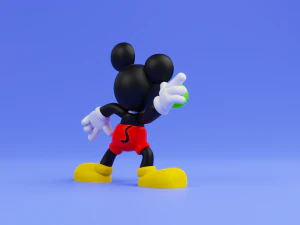 Mickey Mouse 3d print model 3D Print Model