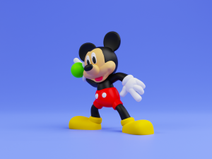 Mickey Mouse 3d print model 3D Print Model