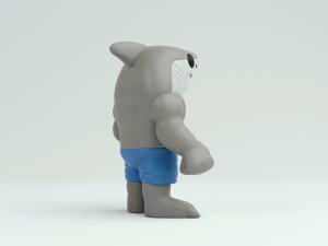 King shark from the suicide squad Modello di stampa 3D