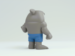King shark from the suicide squad Modello di stampa 3D