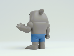 King shark from the suicide squad Modello di stampa 3D