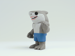 King shark from the suicide squad Modello di stampa 3D