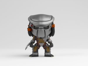Predator funko pop 3Dプリントモデル