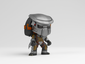 Predator funko pop 3Dプリントモデル