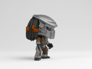 Predator funko pop 3Dプリントモデル