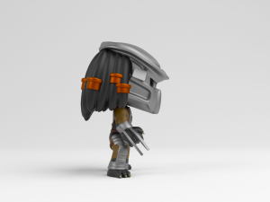 Predator funko pop 3Dプリントモデル