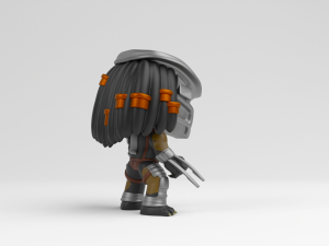 Predator funko pop 3Dプリントモデル
