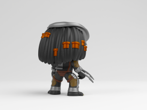 Predator funko pop 3Dプリントモデル