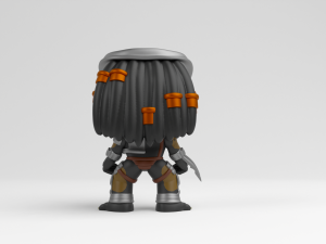 Predator funko pop 3Dプリントモデル