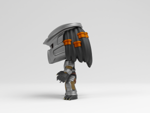 Predator funko pop 3Dプリントモデル