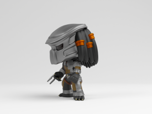 Predator funko pop 3Dプリントモデル