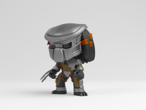 Predator funko pop 3Dプリントモデル