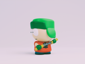 South Park Good Times With Weapons Kyle 3D Print Model