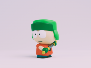 South Park Good Times With Weapons Kyle 3D Print Model