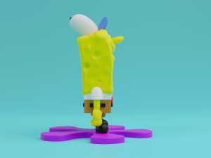 Spongebob squarepants 3d print model 3Dプリントモデル