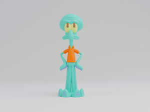Squidward 3d print model 3D Print Model
