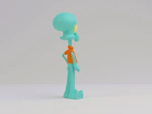 Squidward 3d print model 3D Print Model