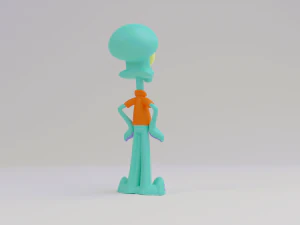 Squidward 3d print model 3D Print Model