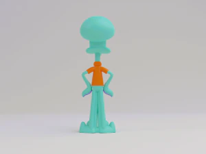 Squidward 3d print model 3D Print Model