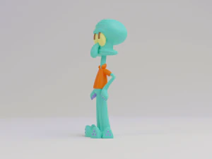 Squidward 3d print model 3D Print Model