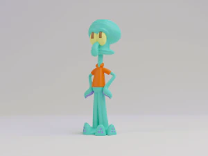 Squidward 3d print model 3D Print Model