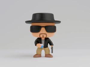 Walter Hartwell White funko pop de Breaking Bad Modelo de Impressão 3D