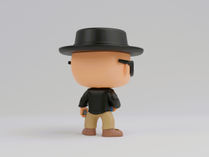 Walter Hartwell White funko pop from Breaking Bad 3D Print Model