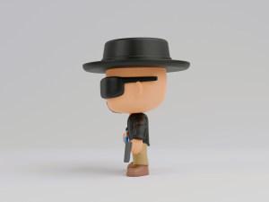 Walter Hartwell White funko pop from Breaking Bad 3D Print Model