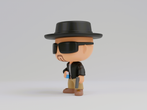 Walter Hartwell White funko pop from Breaking Bad 3D Print Model