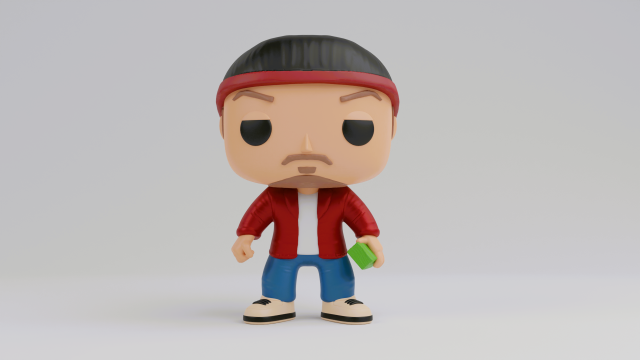 Jesse pinkman funko pop from breaking bad Model Cetak 3D .c4d .max .obj .3ds .fbx .stl .blend 
